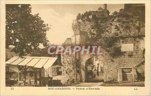 Cartes postales Rocamadour Porte d'Entree