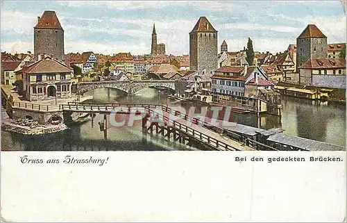 Cartes postales Gruss aus Strassburg