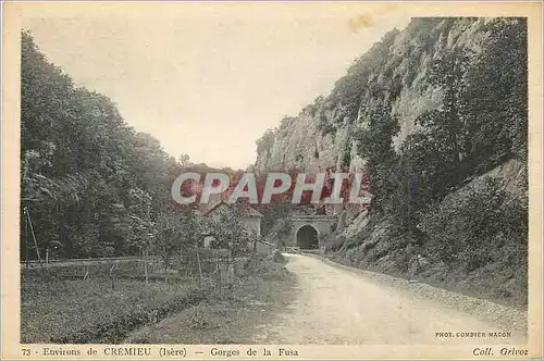 Cartes postales Environs de Cremieu (Isere) Gorges de la Fusa