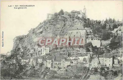 Cartes postales Rocamadour Vue Generale