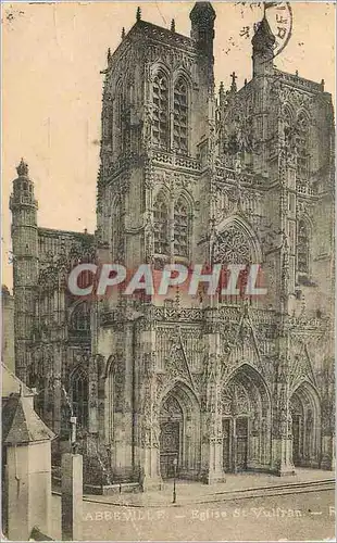 Cartes postales Abbeville Eglise St Vulfran