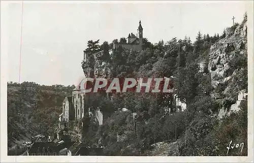 Cartes postales moderne Rocamadour (Lot) La Douce France Le Roc au Sommet le Chateau