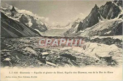 Cartes postales Chamonix Aiguille et Glacier du Geant