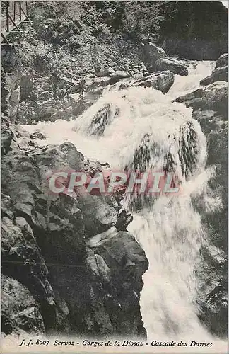 Cartes postales Servoz Gorges de la Diosaz Cascade des Danses