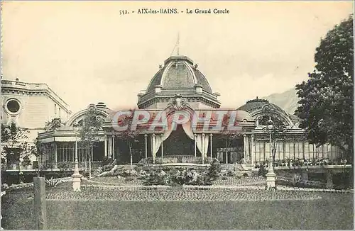 Cartes postales Aix les Bains le Grand Cercle