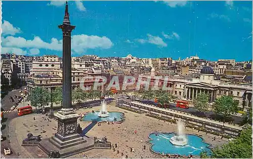 Cartes postales moderne London Trafalgar Square and Nelson's column