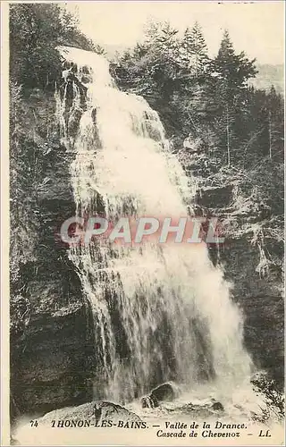 Cartes postales Thonon les Bains Vallee de la Drance Cascade de Chevenoz