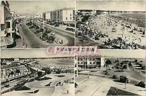 Cartes postales moderne Souvenir de Royan Rue de la Republique La Plage Boulevard de la Grandiere