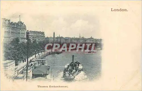 Cartes postales London Thames Embankment