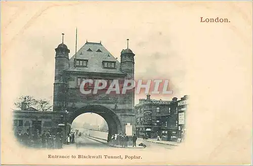 Cartes postales London Entrance to Blackwall Tunnel Poplar