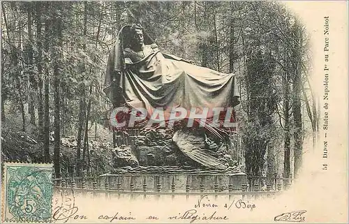 Cartes postales Dijon Statue de Napoleon 1er au Parc Noisot