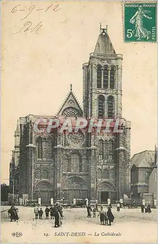 Cartes postales Saint Denis La Cathedrale