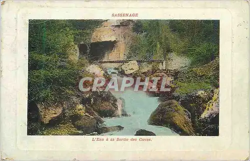 Cartes postales Sassenage L'Eau a sa Sortie des Cuves