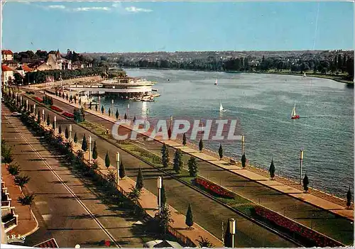 Cartes postales moderne Vichy (Allier) Boulevard de Lattre de Tassigny Lac d'Allier et la Rotonde du Yacht Club