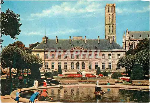 Cartes postales moderne Limoges (Haute Vienne) les Jardins et le Palais de l'Eveche Enfants