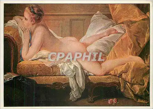 Cartes postales moderne Cologne Wallraf Richartz Museum Jeune Fille Couchee Boucher Francois Ne a Paris 1703 et Mort 177