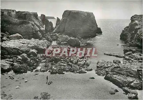 Cartes postales moderne Belle Ile sur Mer (Morbihan) Pointe des Poulains Le Fortin Sarah Bernhard et le Rocher ou l'Illu