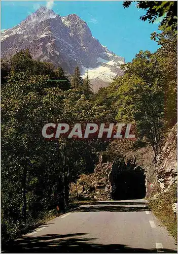Cartes postales moderne Massif de l'Oisans Tunnel des Claux et le Pelvoux