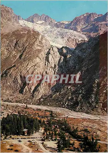 Cartes postales moderne Massif de l'Oisans Neiges Cordier et le Glacier Blanc vus du Pr� de Mme Carle