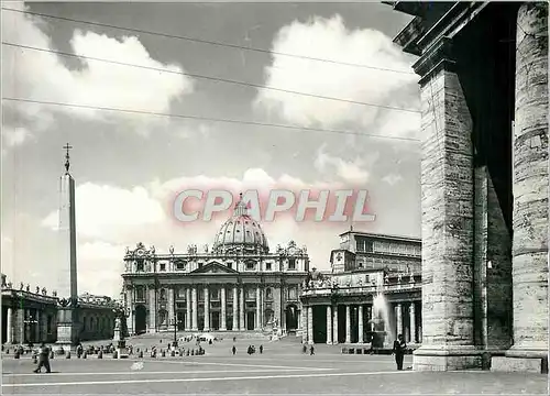 Cartes postales moderne Citta Del Vaticano Place et Basilique de St Pierre