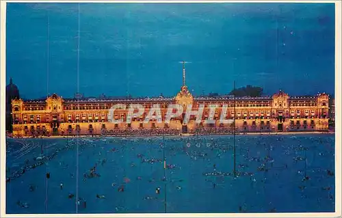 Cartes postales moderne Mexico National Palace at Night