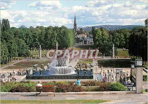 Cartes postales moderne Norvege (Norway) Oslo Vigelandsparken Le Parc de Sculptures