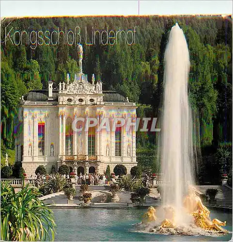 Cartes postales moderne Konigsschloss Linderhof Chateau Royal de Linderhof