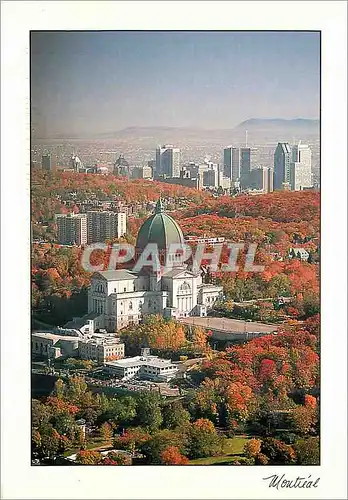 Cartes postales moderne Montreal L'Oratoire St Joseph et le Centre Ville