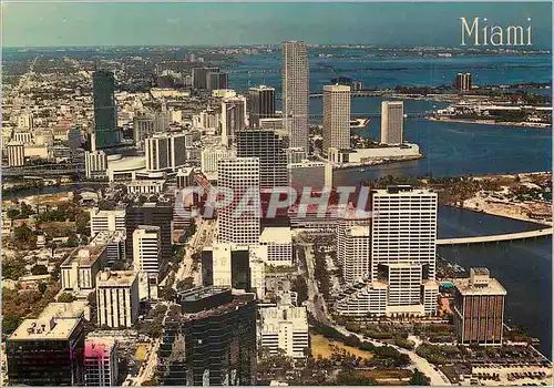 Cartes postales moderne Miami Downtown Miami Looking North