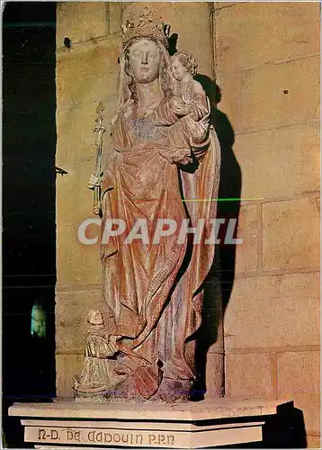 Cartes postales moderne Cadouin (Dordogne) Statue de Notre Dame de Cadouin