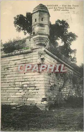 Cartes postales Brouage une des Tours de Guet des Vieux Remparts (XVII e siecle)