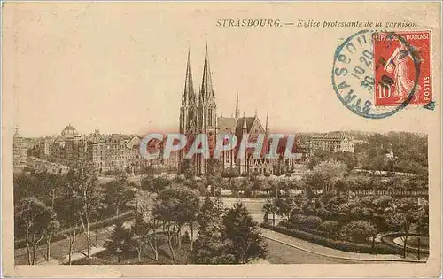 Cartes postales Strasbourg Eglise protestante de la garnison