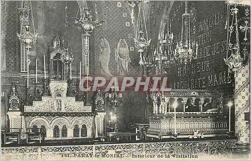 Cartes postales Paray le Monial Interieur de la Visitation