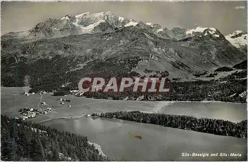 Cartes postales moderne Sils Baselgia und Sils Maria