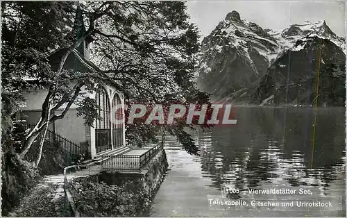 Cartes postales moderne Vierwaldstatter see Tellskapelle Gitschen und Urirotstock