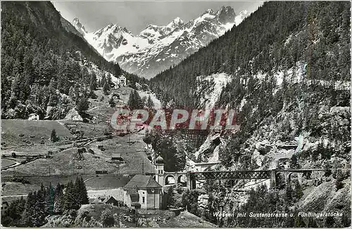 Cartes postales moderne Wassen mit Sustanstrasse u Funttingerstocke