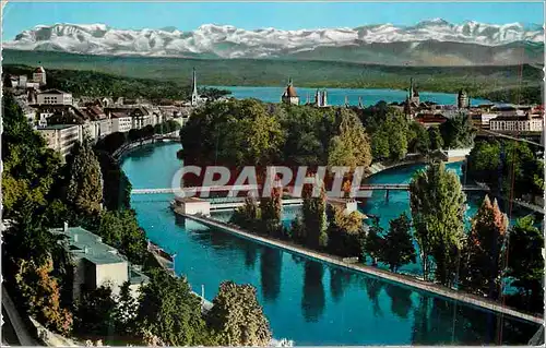 Cartes postales moderne Zurich Limmat und Sihl