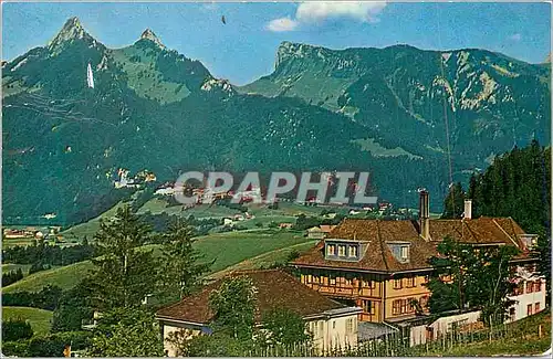 Cartes postales moderne Foyer de Montbarry Gruyeres Dents de Broc du Chamois et du Bourgoz