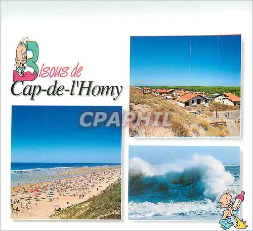 Cartes postales moderne Bisous de Cap de l'Homy