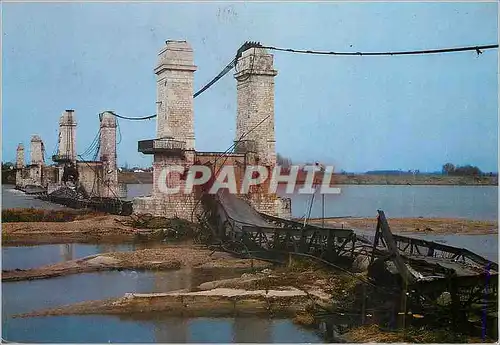 Cartes postales moderne Pont de Sully sur Loire (Loiret) Catastrophe du 16 Janvier 1985