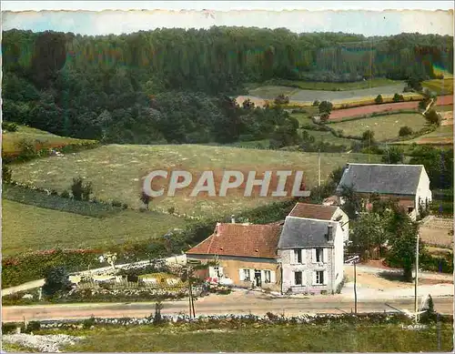 Cartes postales moderne En Avion au Dessus de Plainefas (Nievre) Cafe Restaurant Maladier