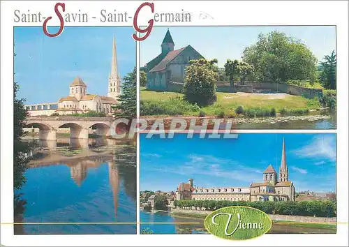 Cartes postales moderne Vienne Saint Savin Saint Germain