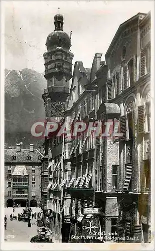 Cartes postales moderne Innsbruck Stadtturm und Goldenes Dachl