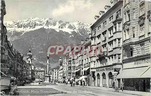 Cartes postales moderne Innsbruck Maria TheresienstraBe gegen die Nordkette