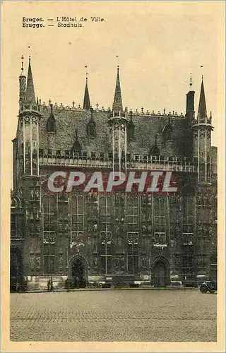 Cartes postales Bruges l'Hotel de Ville