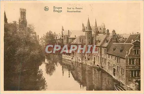 Cartes postales Bruges Quai du Rosaire