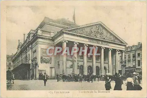 Cartes postales Bruxelles Theatre de la Monnaie