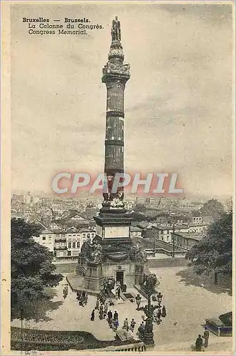 Cartes postales Bruxelles la Colonne du Congres