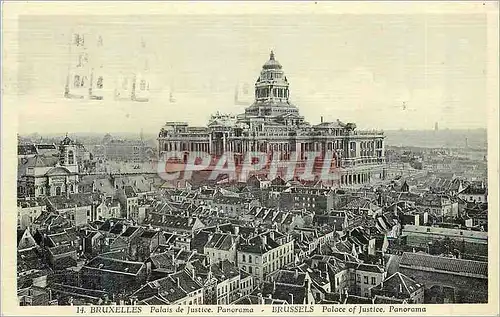 Cartes postales Bruxelles Palais de Justice Panorama