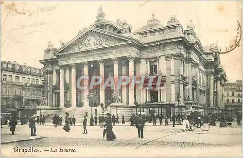 Cartes postales Bruxelles la Bourse